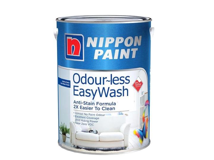 Nippon Paint Odour-Less Easywash Base 1 Butter Cake 1148 1 L | Lazada ...