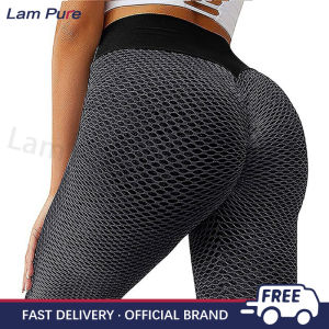 Lam Pure Women Fashion Pants Yoga Exericse High Waist Trousers Push Up Hip Raise Yoga Fitness Gym Running Sport Leggings