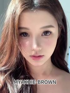 MYAKHIE ซีรีย์ คอนแทคเลนส์สีธรรมชาติ คอนแทคเลนส์สวยๆ กล่องละ 2 ชิ้น สามารถใช้งานได้ 1 ปี