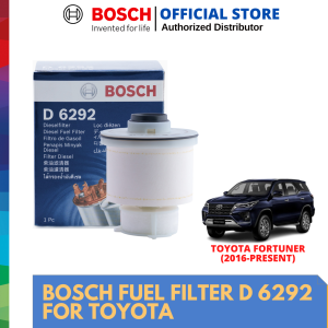 BOSCH Diesel Fuel Filter D6292 For Toyota Fortuner 2016-PRESENT