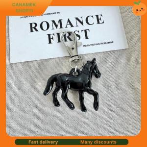 ❣️❣️❣️ Kawaii Colorful 3D Horse Keychain Cute Animal Resin Horse Key Ring Charm Hangings Backpack Purse Pendant Decoration Keys Gift