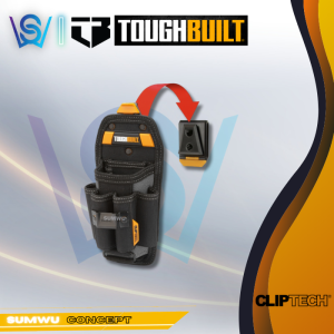 TOUGHBUILT Technician 6/7/10-Pocket Pouch Tool Bag Large TB-CT-36-L6 TB-CT-36-M7 TB-CT-36-L7 TB-CT-36-L10 Cliptech Heavy Duty Mechanics Special Multi-pocket Pliers Screwdriver Screwdriver Set Quick Hanging Beg Alat Teknik 技工专用工具袋+腰带扣具