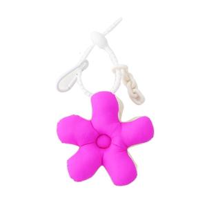 Trend Exquisite Fabric Small Flower Keychain Lovely Pendant Female Cute Cloth Flower Car Keychain Bag Pendant Gift