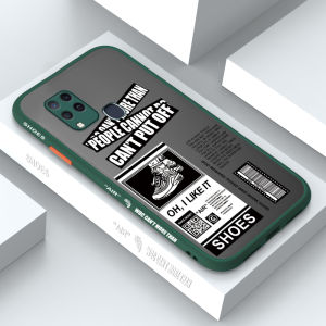 UCUC CellPhone Case For Infinix Hot 10S Hot 10S NFC Case Creative Brand Shoes Side Edge Pattern Design Case UCUC CellPhone Case For Boys Frosted Transparent Shockproof Full Cover Camera Protect Case