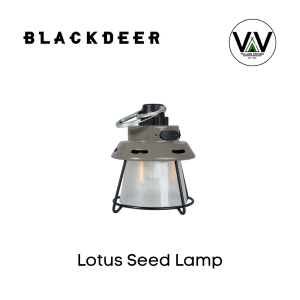 BLACKDEER Lotus Seed Lamp 215g |4 Light Modes |2600mAh |Type-C Charge | 260lm | IPX5 Waterproof |Steel PC PP