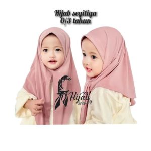 kerudung krudung bayi baby perempuan umur 0 6 bulan 6 12 bulan 1 2 3 tahun lucu terbaru kekinian 2022 / kerudung anak perempuan / Segitiga instan bergo anak bayi baby perempuan 0 6 bulan 6 12 bulan 1 2 3 tahun lucu terbaru kekinian SEGITIGA INSTAN