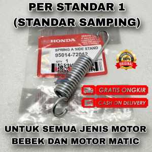 PER STANDAR 1 (STANDAR SAMPING) HONDA BUAT JENIS MOTOR BEBEK DAN MOTOR MATIC ASLI ORIGINAL HONDA AHM