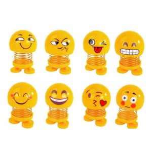 Móc Lò Xo Emoji Dễ Thương Set 3 Cái – Đồ Chơi Giảm Stress Trang Trí Bàn Học Quà Tặng Decor Xinh