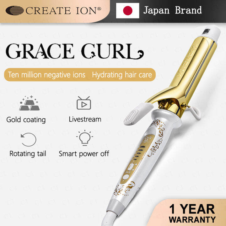 Japan Original CREATE ION GRACE CURL Negative Ion Electric Curling