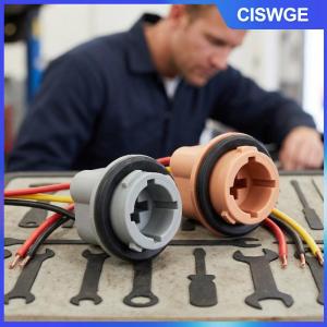 CISWGE 7443 T20 7440 W21 5W Xe Phanh Ánh Sáng Ổ Cắm Adapter Dễ Dàng Cài Đặt Nữ Cắm Phổ Thay Thế Cho Đuôi Đèn Pha Đèn