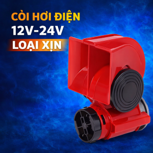 Còi Hơi Điện Công Suất Lớn 12V–24V | Lắp Mọi Xe – Nhỏ Gọn – An Toàn Khi Đi Đường