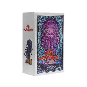 Luxury Sliver / Gold Foil Tarot Card Rider Tarot Crusu Back Hot Stamping PVC Waterproof Wear-resistant Board Game Solitaire Divination