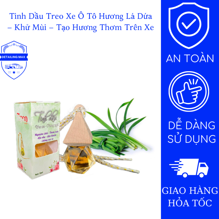 Tinh Dầu Treo Xe Ô Tô – Giúp Khử Mùi – Tạo Hương Thơm Trên Xe – Hương ...