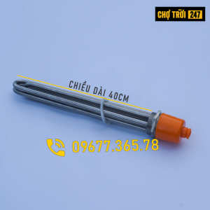 Điện trở phi 59 công suất 15kw đun dầu đun nước chất liệu inox 304 loại A (Chất lượng cao độ bền cao)