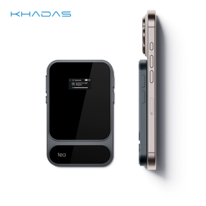 Khadas Tea Pro Portable Headphone Amp with Magnetic/0.95" Display/BT5.4/2100mAh/ESS ES9039Q2M support PCM 768/DSD 512/3.5/4.4mm