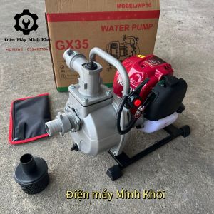 Máy bơm nước đẩy áp chạy động cơ xăng Gx35 Honđa động cơ 4 thì máy bơm nưới tưới vườn xách tay