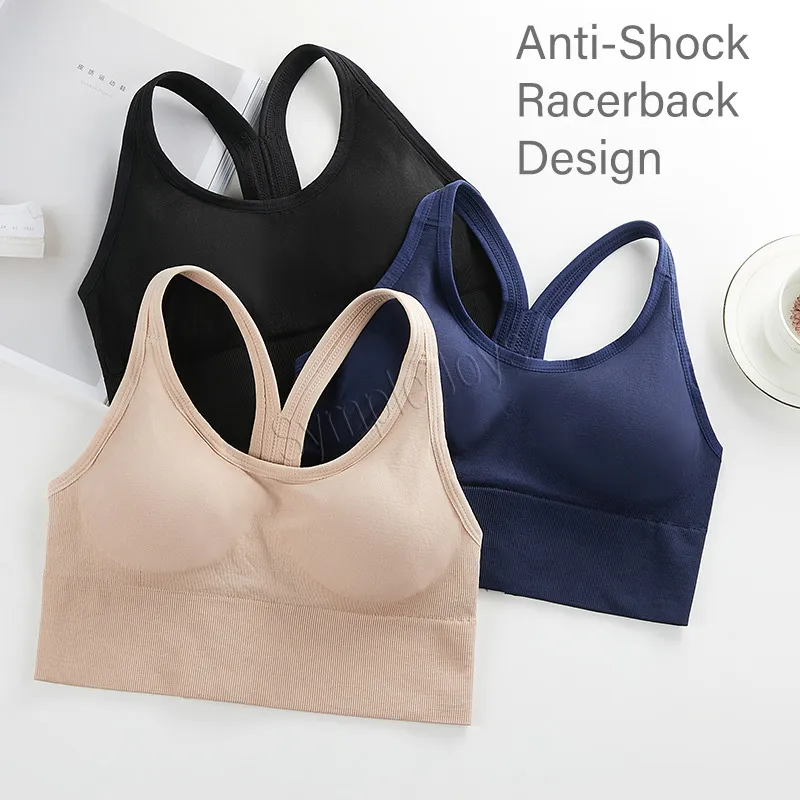 High Impact Workout Yoga Running Racerback Sports Bras