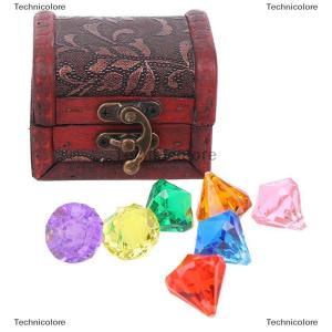 [COD] Technicolore Family Flower Flash Sale 【Flash Sale】Diving Gem Pool Toy 10 Big Colorful s with Treasure Pirate Box Swimming