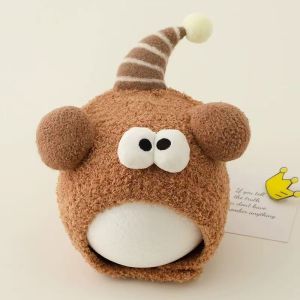 【ImSawasdee】หมวกเด็ก หมวกบีนนี่ ผ้าถัก ให้ความอบอุ่น ระบายอากาศ ป้องกันหู สําหรับเด็กผู้ชาย และเด็กผู้หญิง หมวกเด็กแรกเกิด