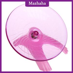 Mazhaha Running Disc Flying Saucer Exercise Wheel Toy for Mice Dwarf Hamsters Pet 18cm