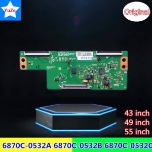 บอร์ด T-CON 6870C-0532B 6871L-3850D 6871L-3850A สำหรับทีวีขนาด 43 49 55 บอร์ดลอจิก 6870C 0532B T con 43 นิ้ว 49 นิ้ว 55 นิ้ว