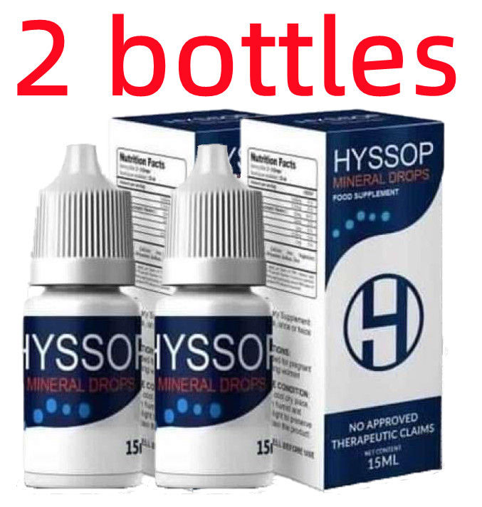 2 Bottles Hyssop Mineral Drops 15ml Lazada Ph