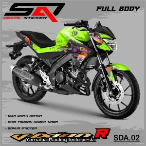 Stiker Custom Full Body VIXION R - Decal Sticker Striping Variasi Motor VIXION R SDA.02