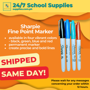 Marker (Sharpie) Fine Point - Black Red Blue Green Fineliner