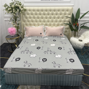 Ga chống thấm Cotton dành cho nệm cao từ 10-20cm drap chống thấm trải Giường Hoạ Tiết Ngộ Nghĩnh