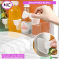 Papan Partisi Kulkas Sekat Pembatas Kulkas Organizer Pertisi Botol Air Minum Aksesoris Lemari Es Bahan Plastik Serbaguna. 