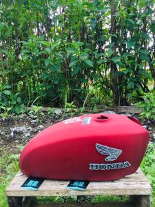 Tangki honda cb100 warna dofft bahan tebal tangki press