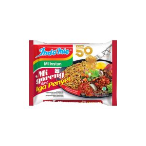Indomie Goreng Iga Penyet Lengkap dengan Minyak dan Kecap