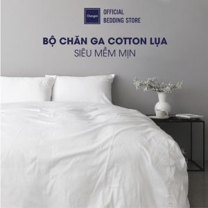 Bộ chăn ga cotton lụa cao cấp Changmi Bedding siêu mềm mịn mát (4 món)