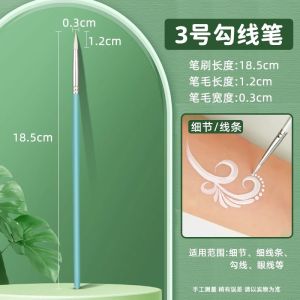 Body Paint Pen Set for Children Face Painting Pens 14 Professional Embossing Pen Face Paint Outlining Pen Full Set Brushes