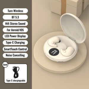 KEBIDU Y29 Sleep Invisible Earbuds Hidden Noise Canceling TWS Wireless Headsets Sports Stereo Bluetooth 5.3 Earphone High Quality