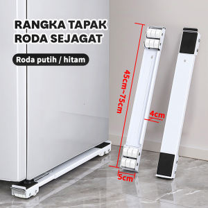 1Pair Washing Machine Stand Adjustable Roda 360° Fridge Stand Removable Pelapik Mesin Basuh 洗衣機 腳墊
