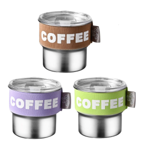 Du Lịch Inox cốc 400ml đôi Tường Cách Nhiệt Tumblers lý tưởng cho người yêu cà phê và du lịch sử dụng