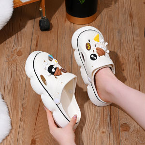 [Free Shipping] WomenS Outdoor Slippers For Women Featuring A Closed-Toe Design Thick Soles And A New Summer Style With Soft Non-Slip Soles Perfect For Home Wear And As Cute Cartoon Beach Shoes