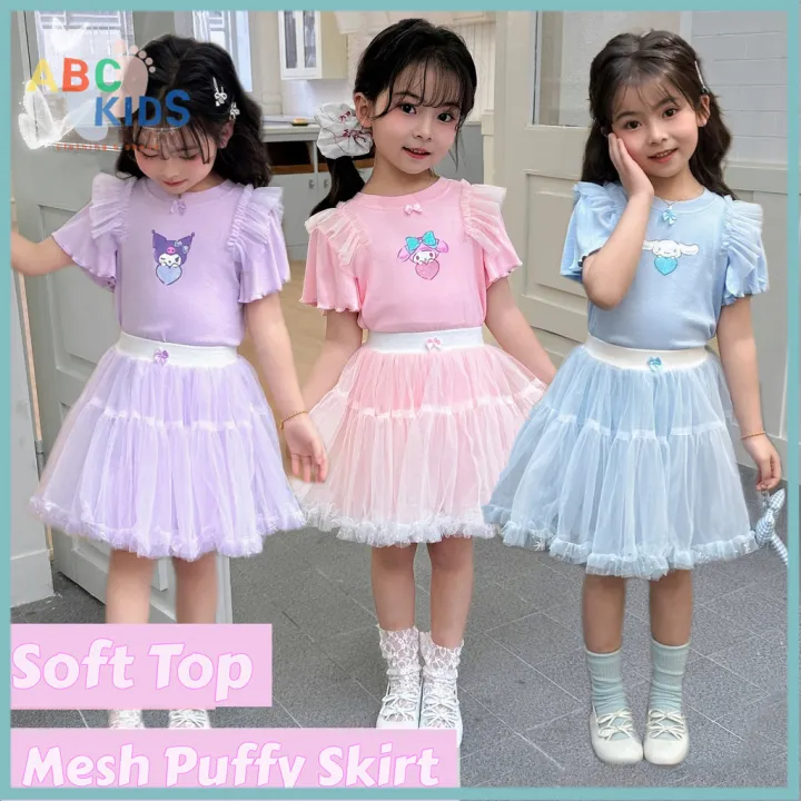 ABCKIDS%20Girls%20Princess%20Sleeves%20Shirt%20and%20Balloon%20Skirt%20Top%20and%20Skirt%20SET%20Cute%20OOTD%20Kuromi%20MyMelody%20-%20Image%202