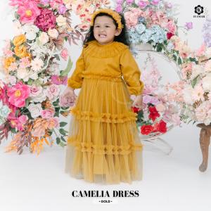 Ivaniar | Camelia Dress | Dress Pesta Ulang Tahun Anak 1-12 tahun