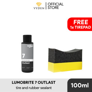 Semir Pengkilap Ban Mobil Tahan Lama MURAH LUMOBRITE 7 Outlast Tire Gel Efek Daun Talas