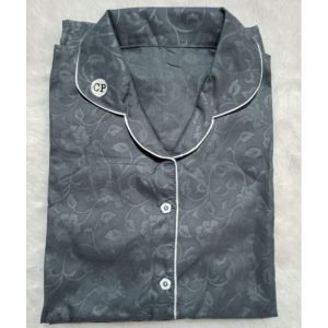 Piama Piyama Baju Tidur Wanita Jumbo Lengan Pendek Celana Panjang Embos XXL