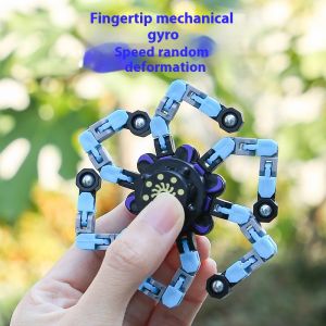 Lebi con quay cơ học có thể biến đổi chuỗi MECHA mới kỳ lạ tự làm Sáng Tạo Giải nén giảm lực ép bàn tay Đồ chơi Spinner
