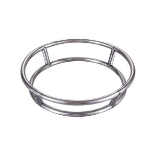 HJKL Thick Round Ring Rack Double For Pot Gas Stove Fry Pan Insulation Wok Rack Kitchen Supplies Holder Shelf