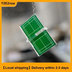 【Local shipping】 Badminton Keychain Souvenir Mini Tennis Pendant Table Tennis Table Three-dimensional Acrylic Keychain
