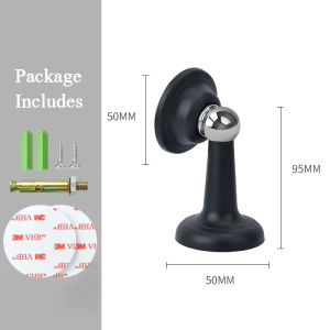 Household new style door stopper punch-free strong magnetic door touch / anti-collision door suction / Adhesive / Magnetic Door Stopper / Easy Installation & Use /