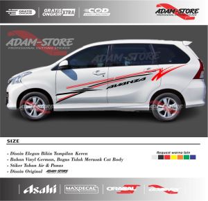 stiker mobil avanza striping mobil avanza stiker mobil toyota avanza