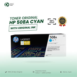 HP Toner 508A Original Black CMY Cartridge LaserJet Enterprise Cetak Tajam Profesional