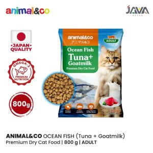 Animalnco Premium Dry Food Adult Salmon dan Tuna With Goat Milk 800gr