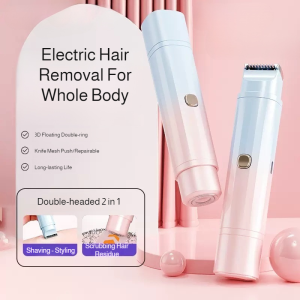 Womens Portable Shaver Double Head Shaver Full Body Hair Removal Portable Shaver Shaver Special Lipstick Shaver